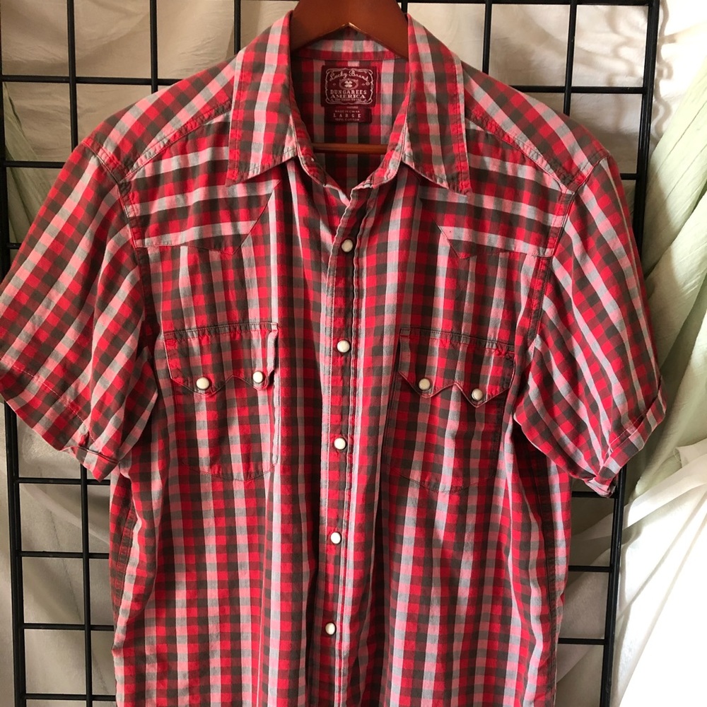Lucky Brand Pearl Snap button down